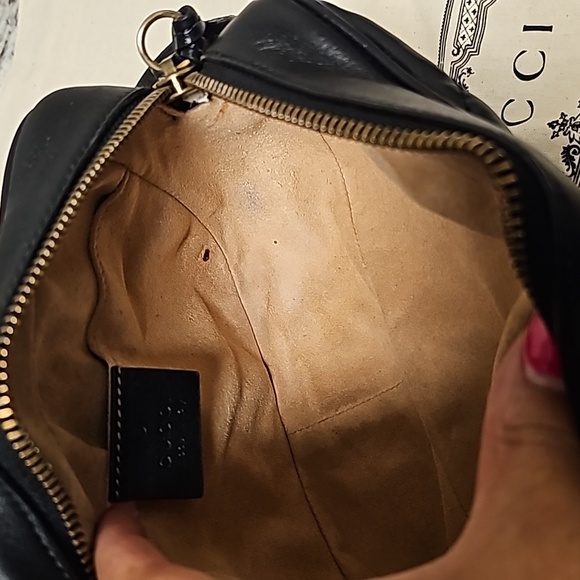 GG Marmont mini leather bag (Authentic) - Picture 9 of 13
